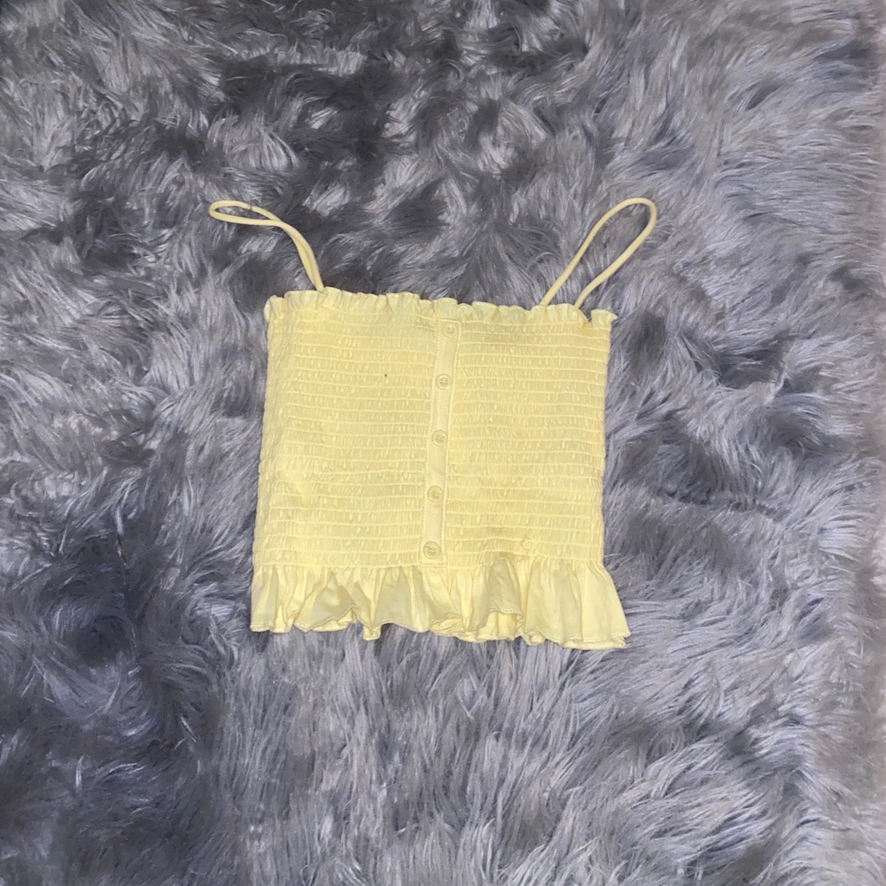 Pacsun yellow crop top